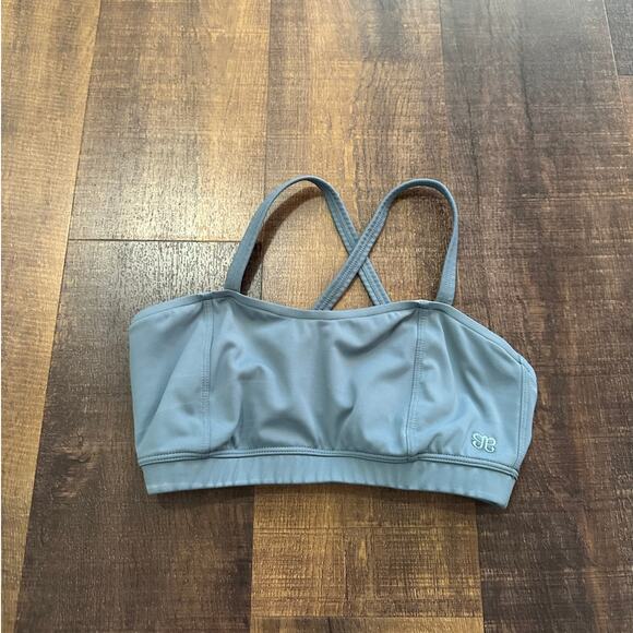 Albion Fit Blue Gray Uplift Bra Size Small - Picture 5 of 5